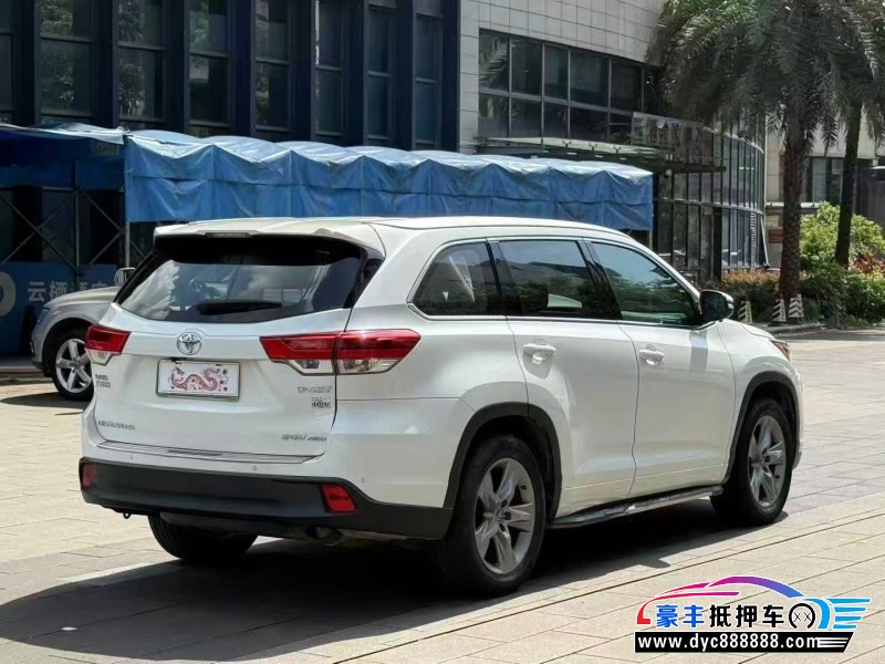 19年丰田汉兰达轿车抵押车出售