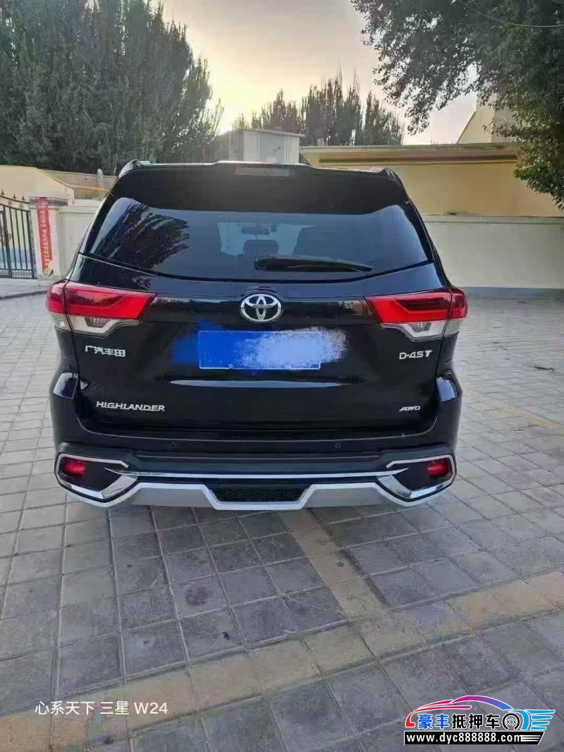 20年丰田汉兰达轿车抵押车出售