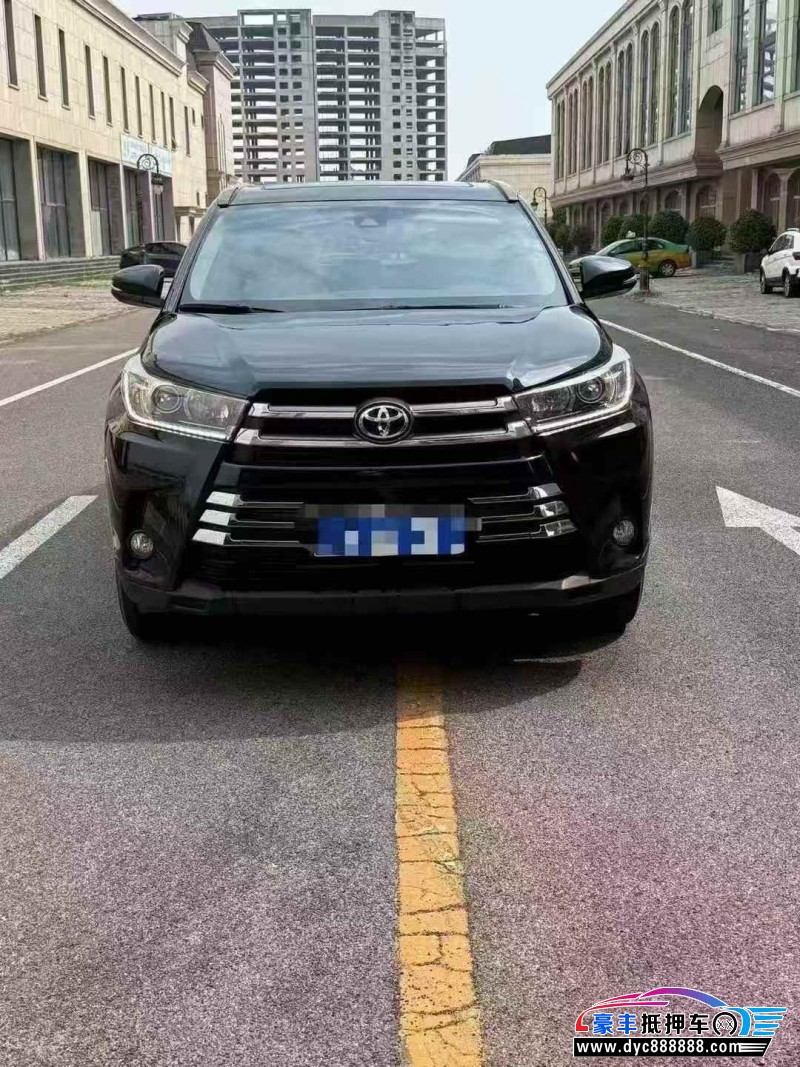 21年丰田汉兰达轿车抵押车出售