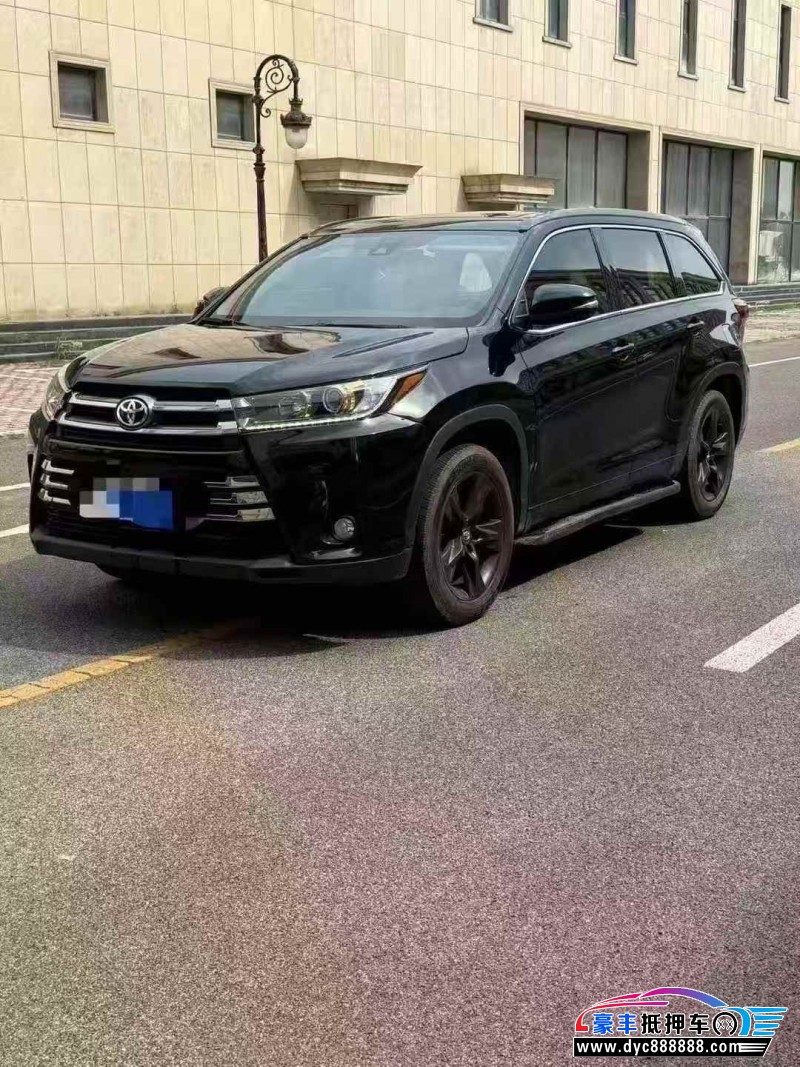 21年丰田汉兰达轿车抵押车出售