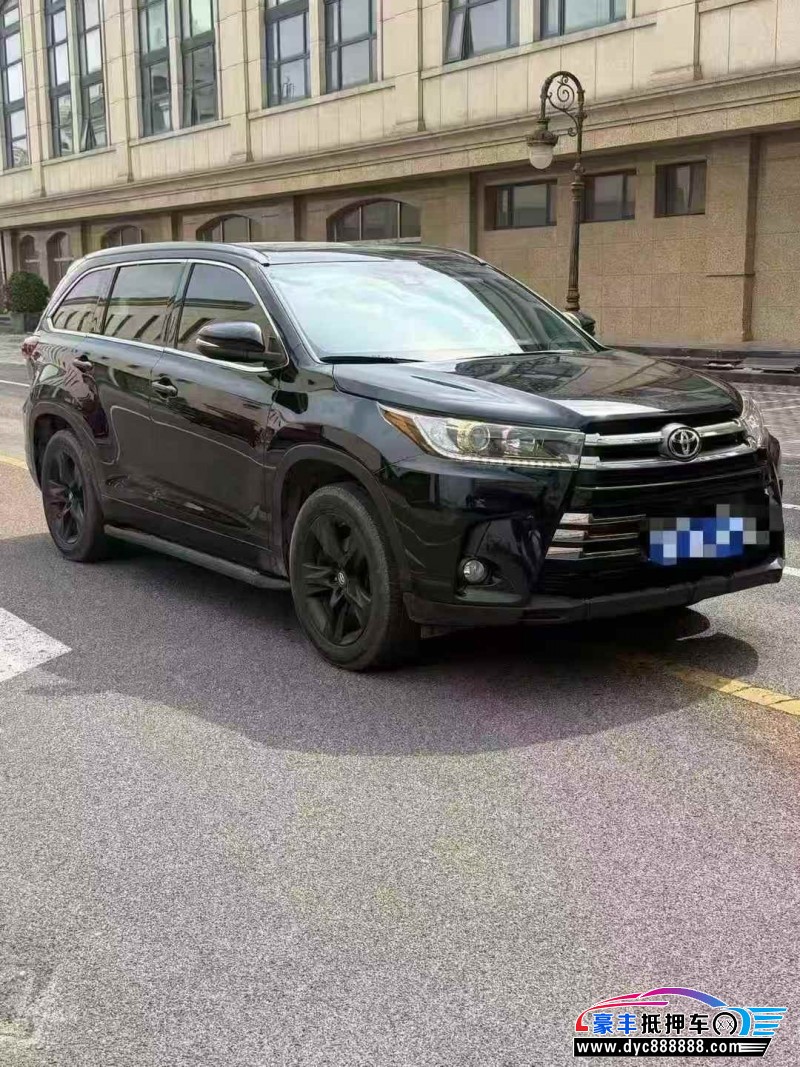 21年丰田汉兰达轿车抵押车出售