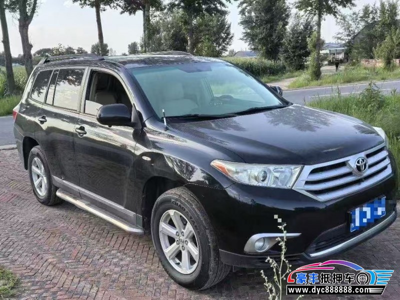 13年丰田汉兰达轿车抵押车出售