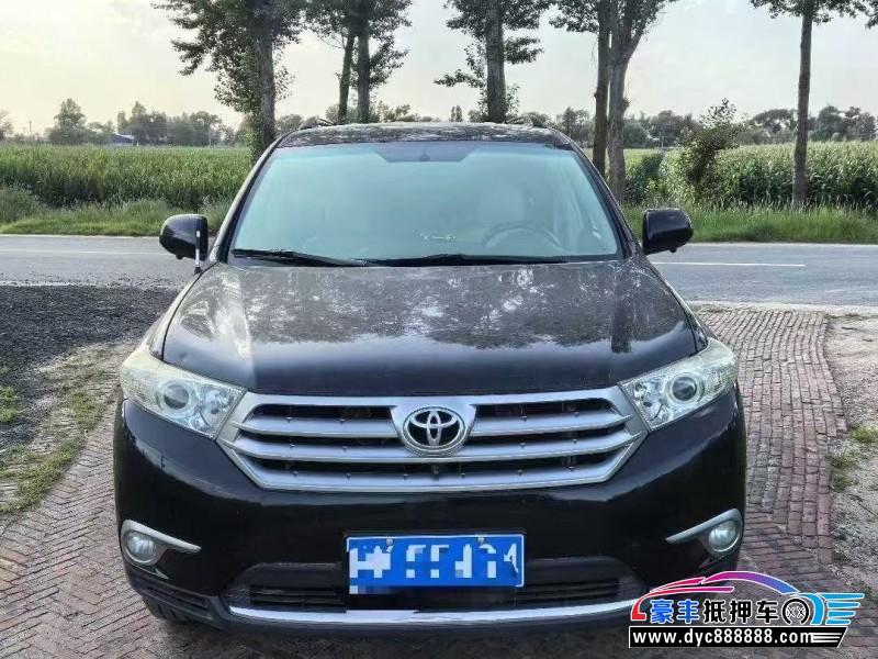 13年丰田汉兰达轿车抵押车出售