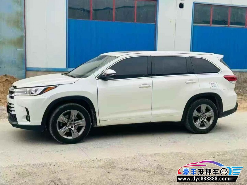 19年丰田汉兰达轿车抵押车出售