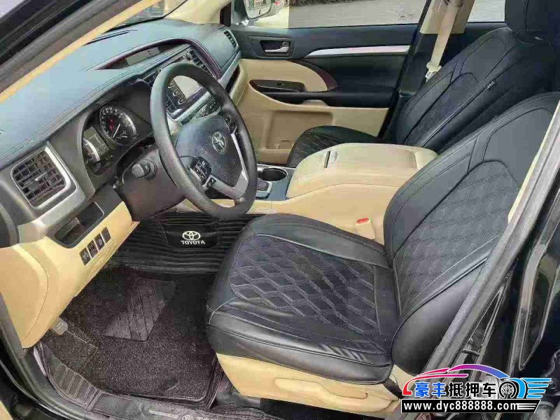 16年丰田汉兰达轿车抵押车出售