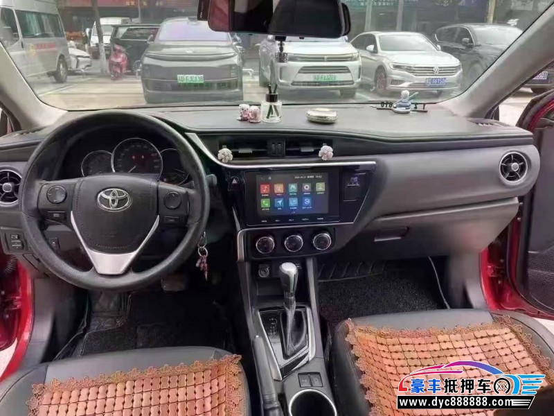 18年丰田雷凌轿车抵押车出售