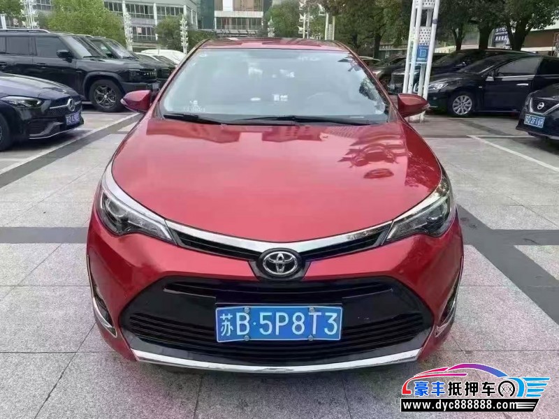 18年丰田雷凌轿车抵押车出售