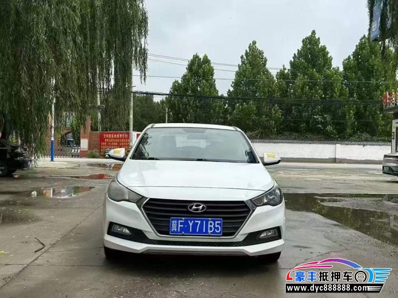 18年现代悦纳轿车抵押车出售