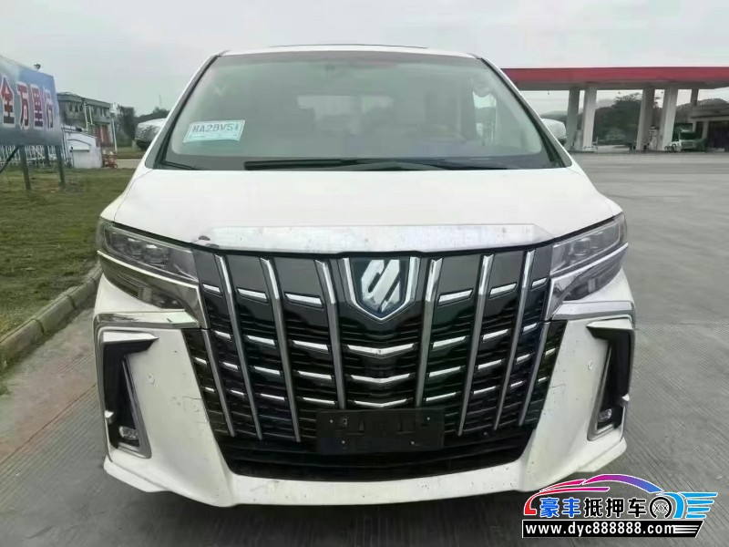 18年丰田埃尔法轿车抵押车出售