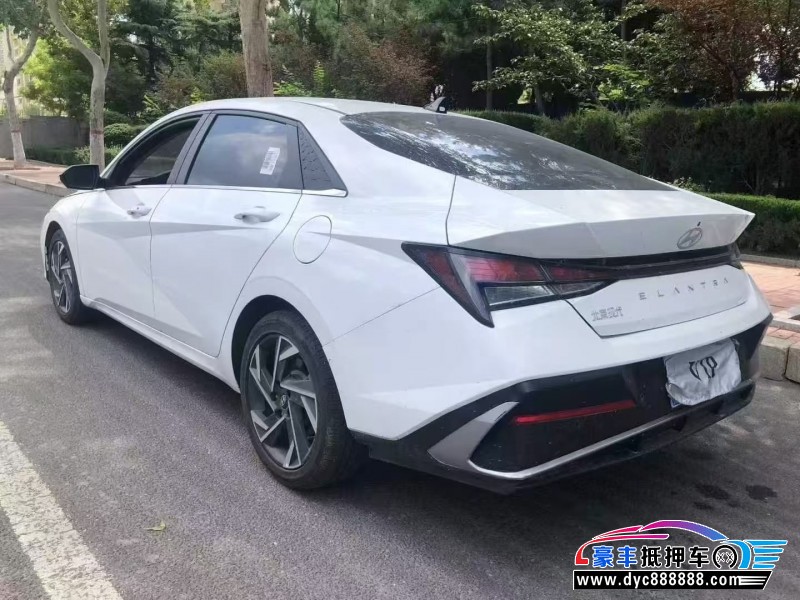 24年现代伊兰特轿车抵押车出售