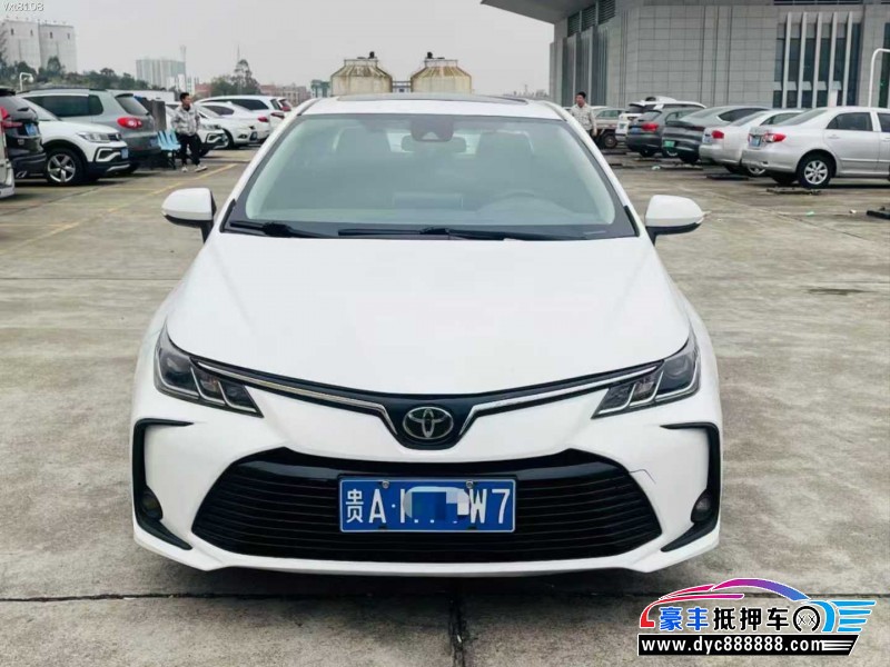 21年丰田卡罗拉轿车抵押车出售