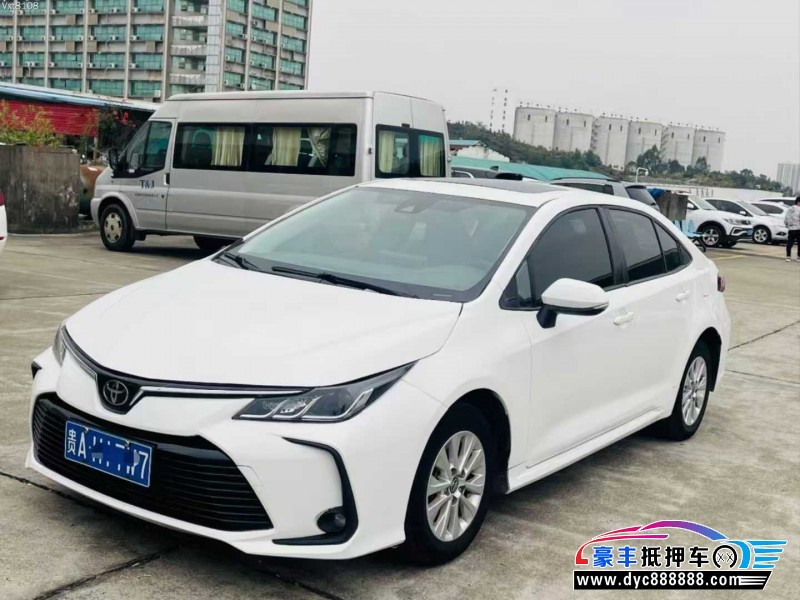 21年丰田卡罗拉轿车抵押车出售