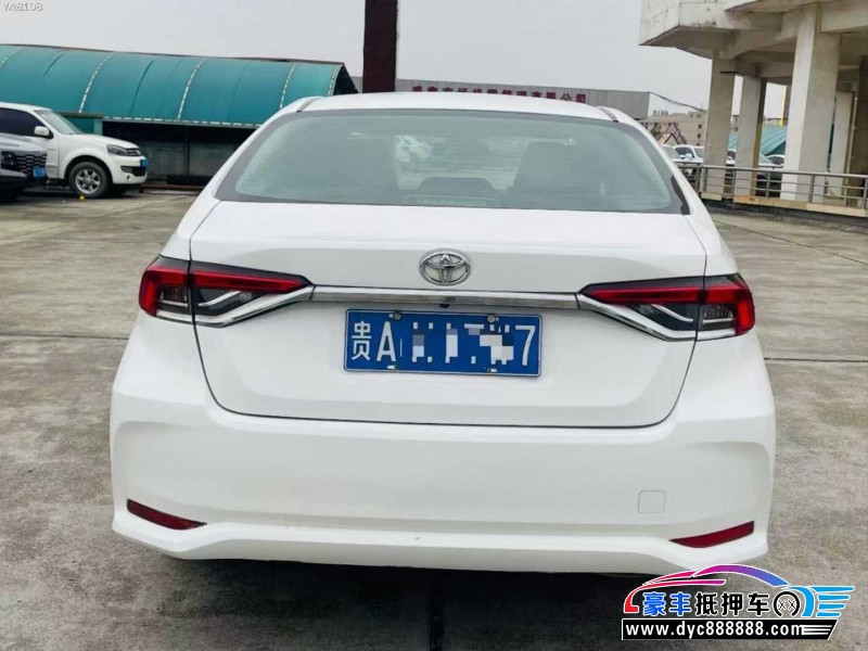 21年丰田卡罗拉轿车抵押车出售