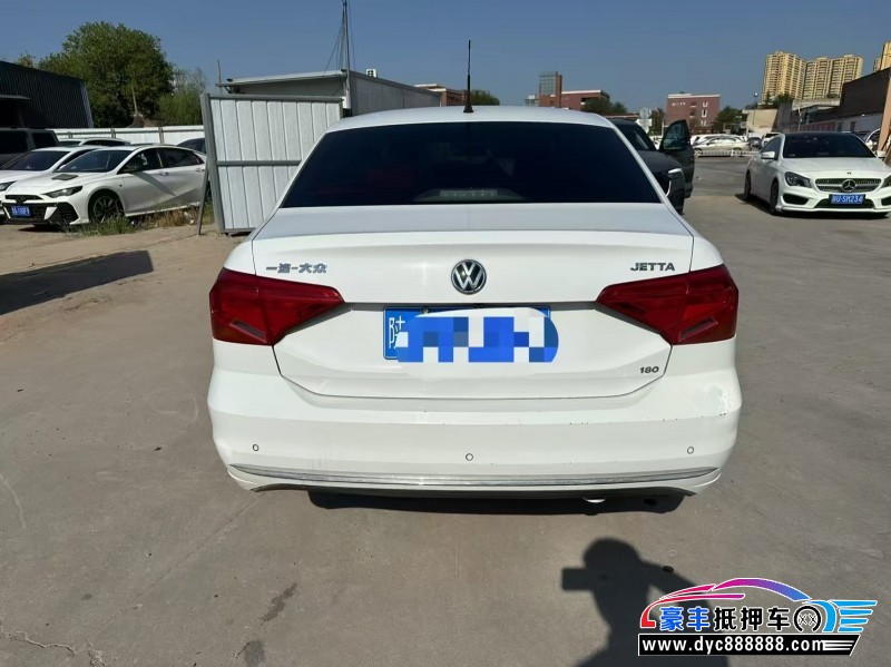 19年大众捷达轿车抵押车出售