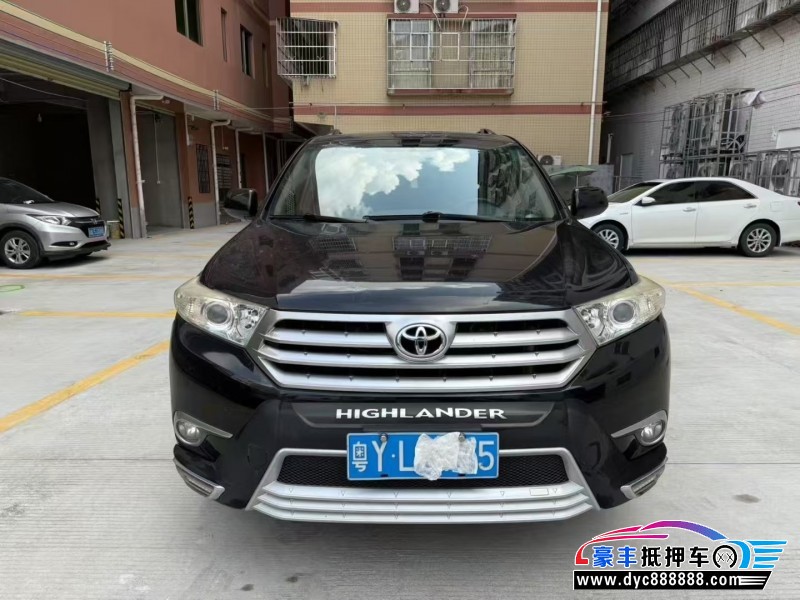 14年丰田汉兰达轿车抵押车出售