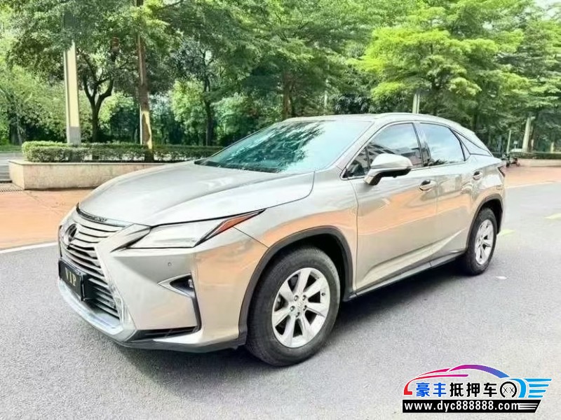 16年雷克萨斯RX轿车抵押车出售