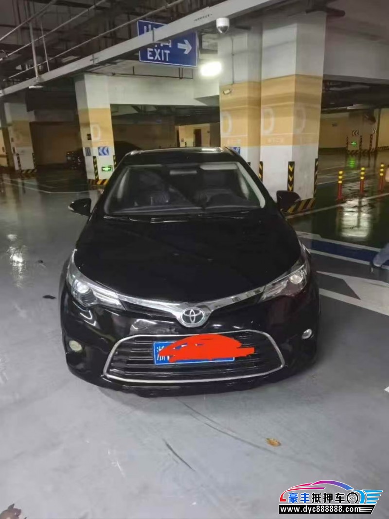 17年丰田雷凌轿车抵押车出售