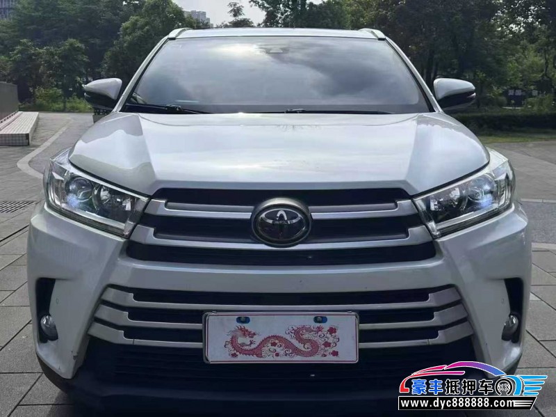 21年丰田汉兰达SUV抵押车出售