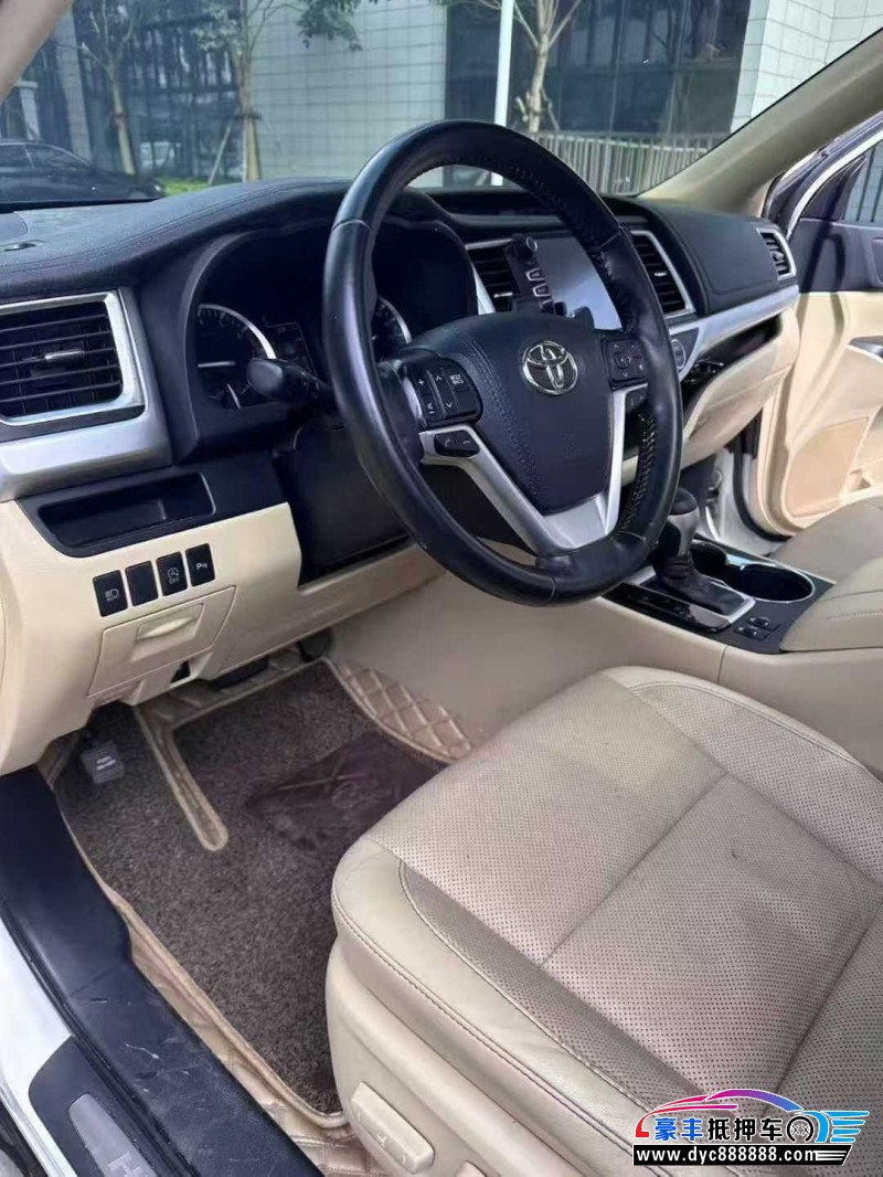 21年丰田汉兰达SUV抵押车出售