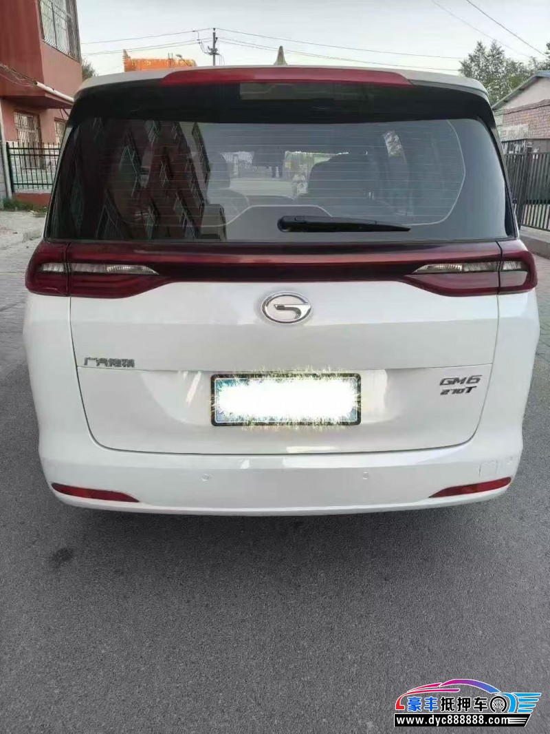 19年传祺m6轿车抵押车出售