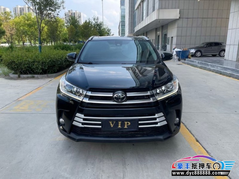 19年丰田汉兰达轿车抵押车出售