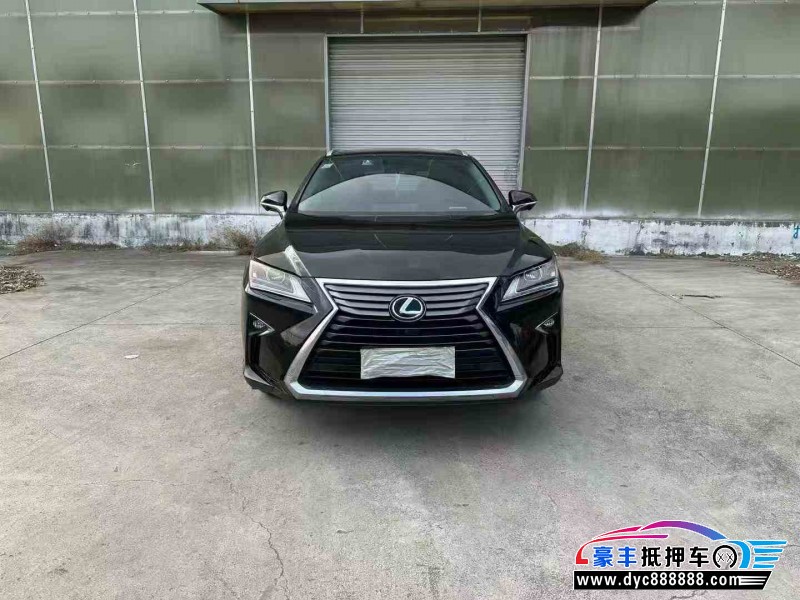 18年雷克萨斯RX轿车抵押车出售
