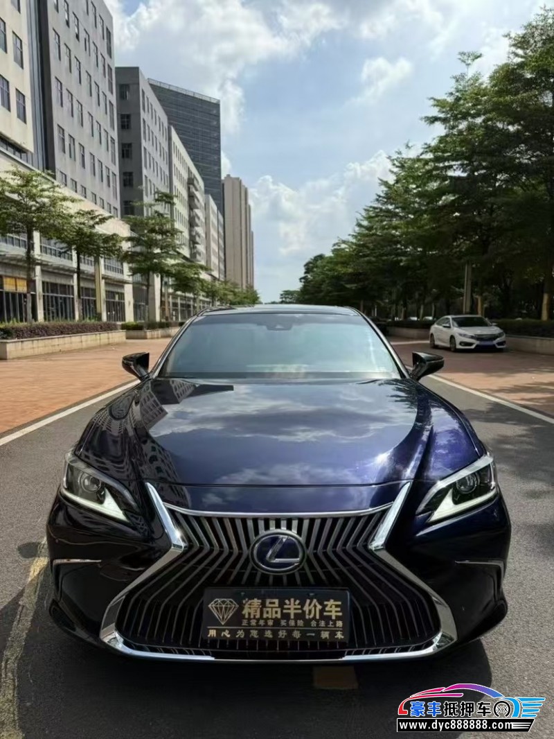 19年雷克萨斯ES轿车抵押车出售