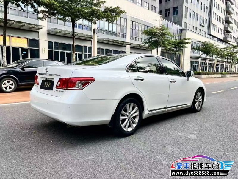 12年雷克萨斯ES轿车抵押车出售