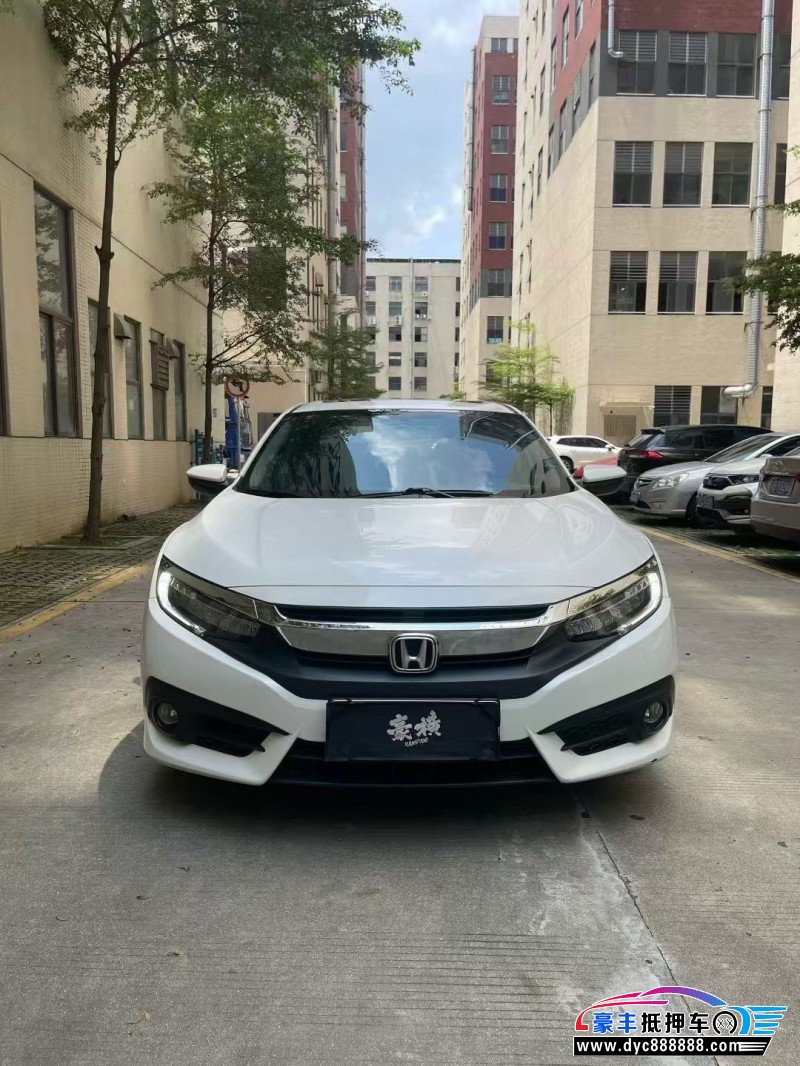 19年本田思域轿车抵押车出售