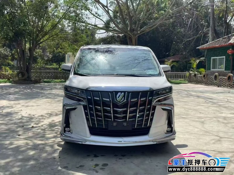 17年丰田埃尔法轿车抵押车出售