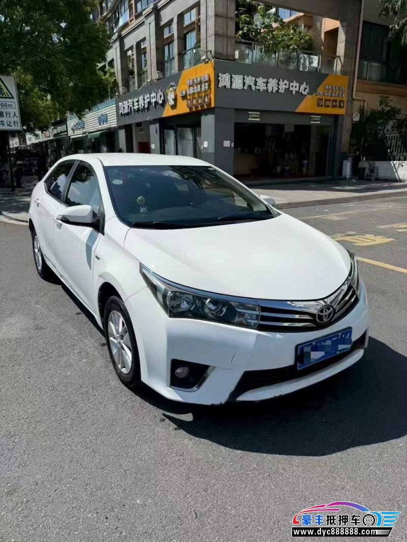 19年丰田卡罗拉轿车抵押车出售