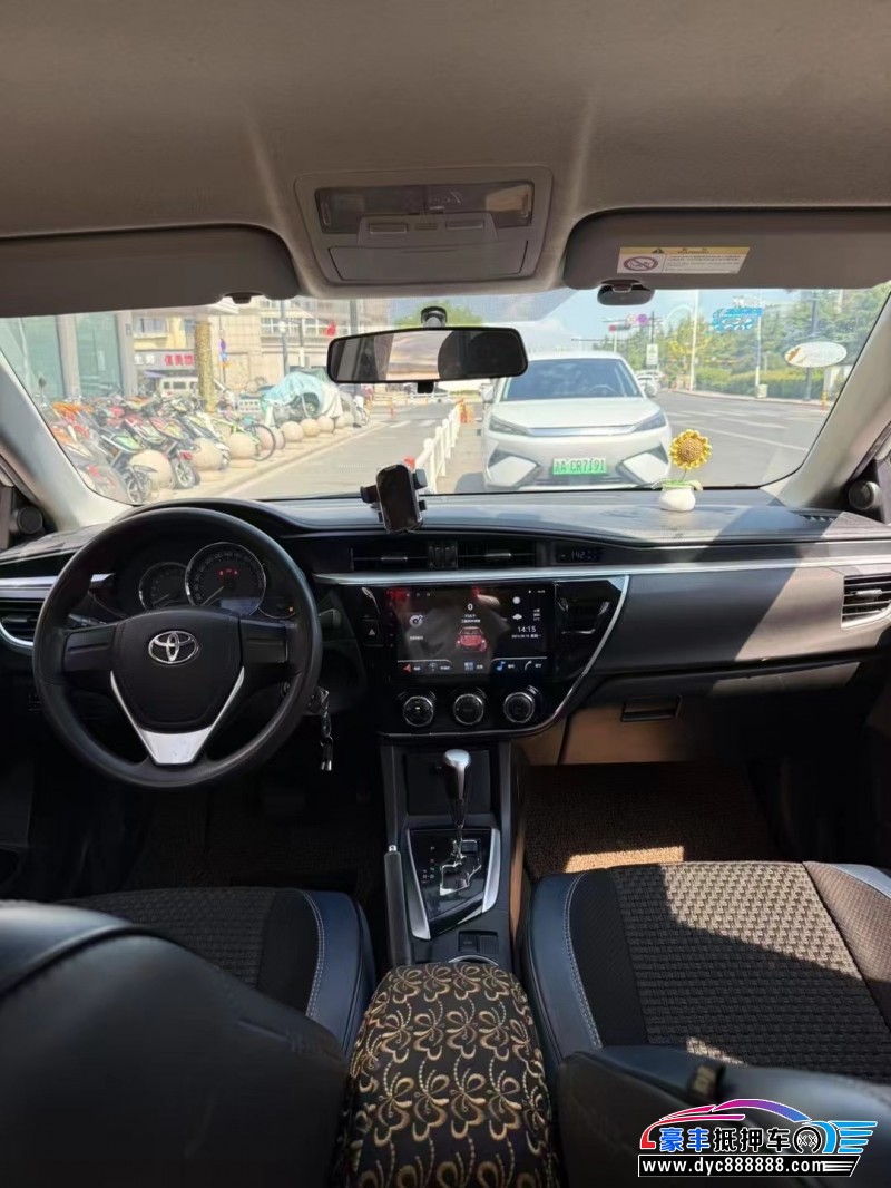 19年丰田卡罗拉轿车抵押车出售