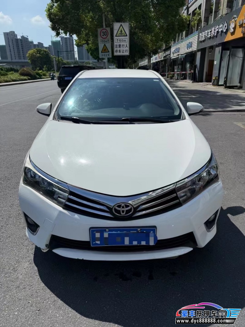 19年丰田卡罗拉轿车抵押车出售