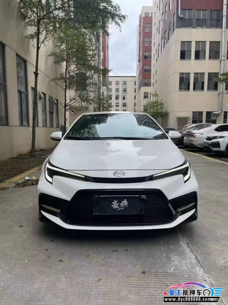 24年丰田雷凌轿车抵押车出售