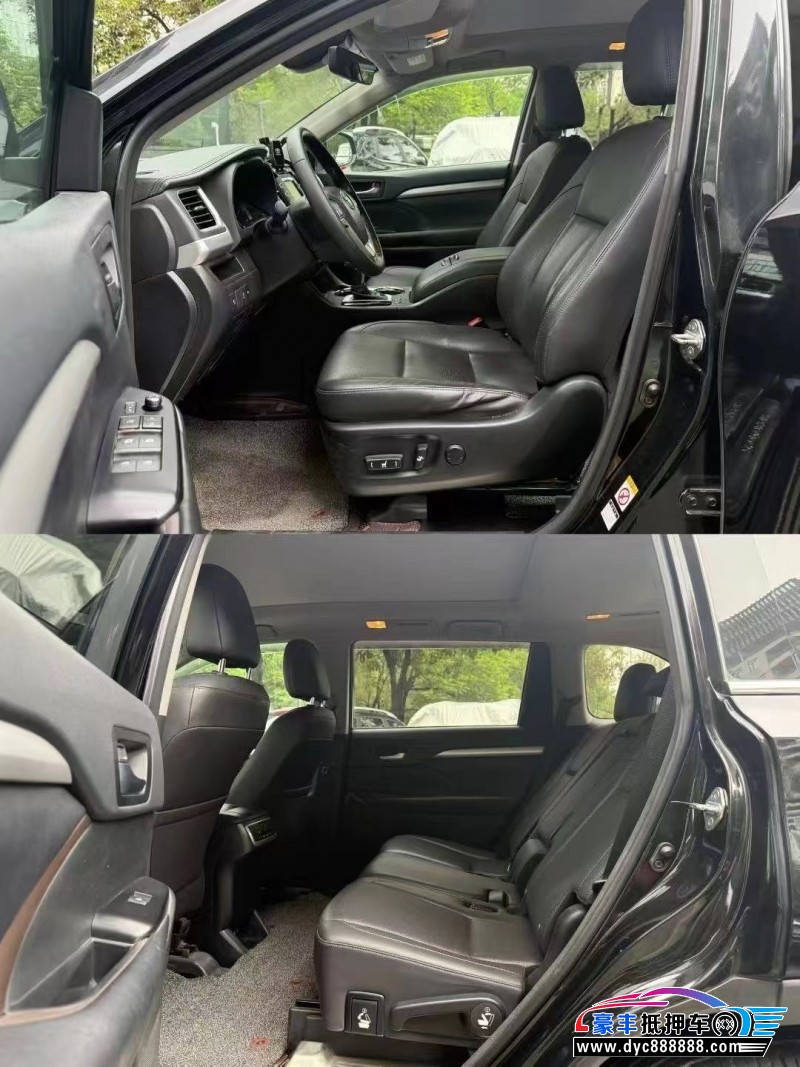 19年丰田汉兰达轿车抵押车出售