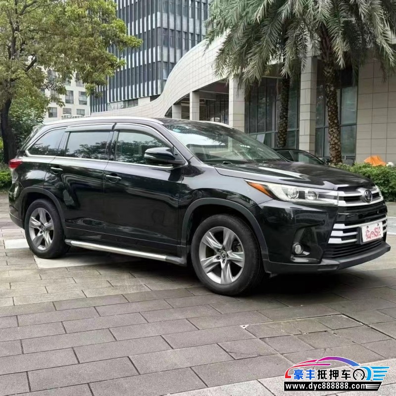 19年丰田汉兰达轿车抵押车出售