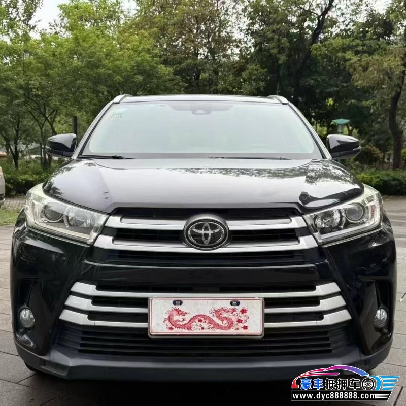 19年丰田汉兰达轿车抵押车出售