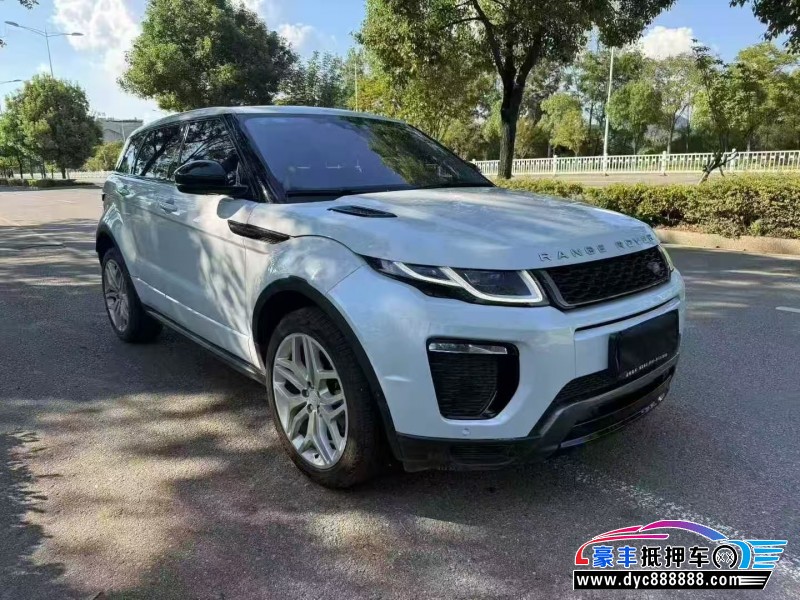 19年路虎揽胜极光SUV抵押车出售