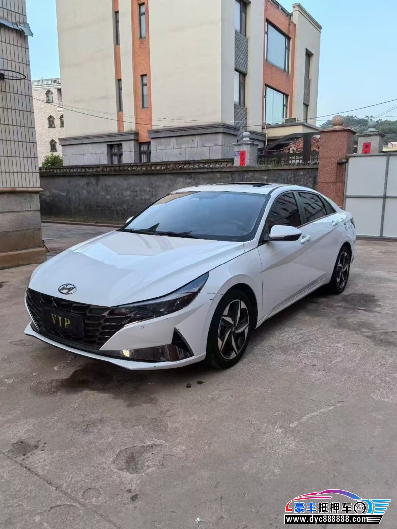 23年现代伊兰特轿车抵押车出售