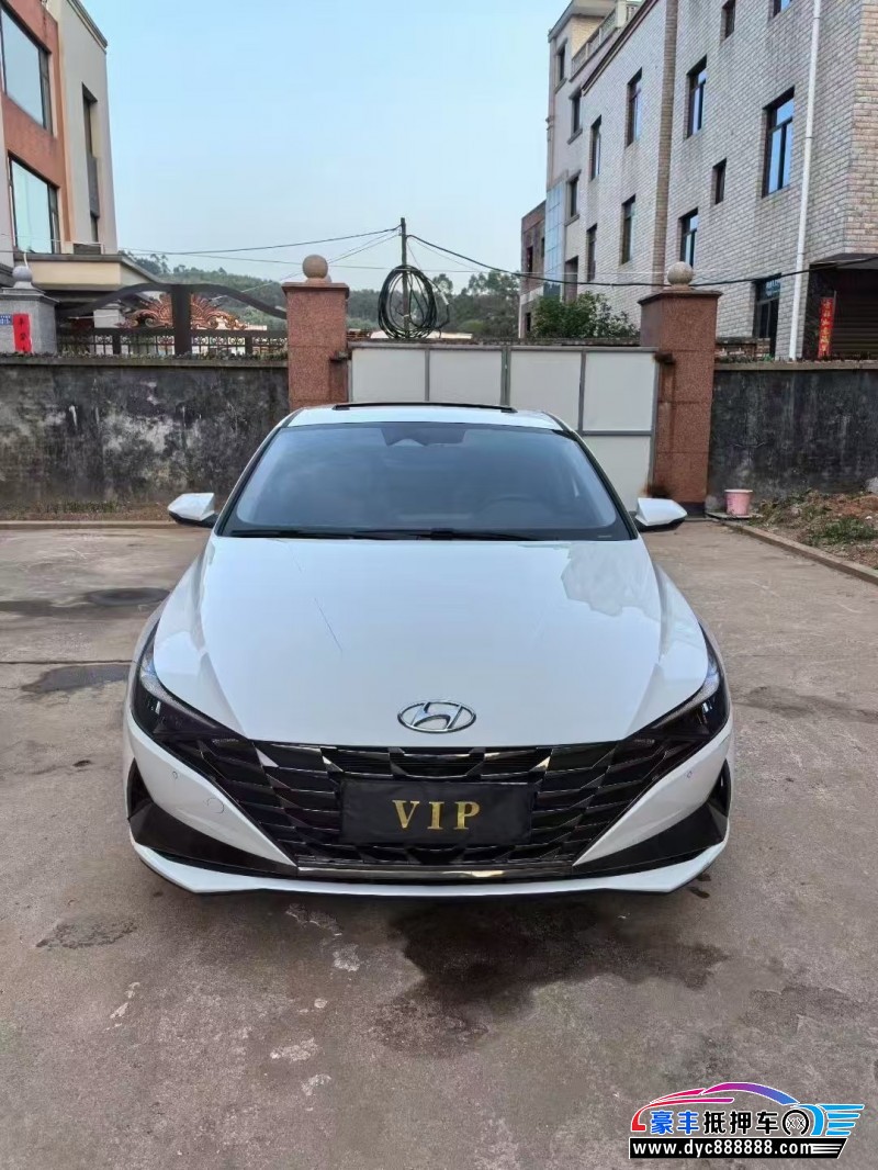 23年现代伊兰特轿车抵押车出售