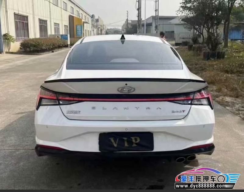 23年现代伊兰特轿车抵押车出售