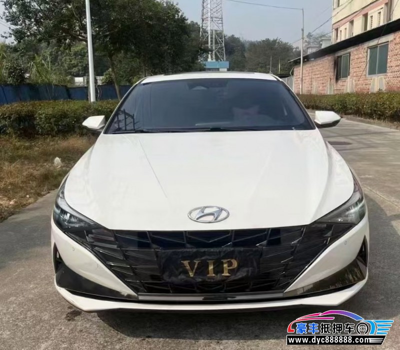 23年现代伊兰特轿车抵押车出售