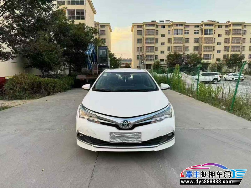 18年丰田卡罗拉轿车抵押车出售