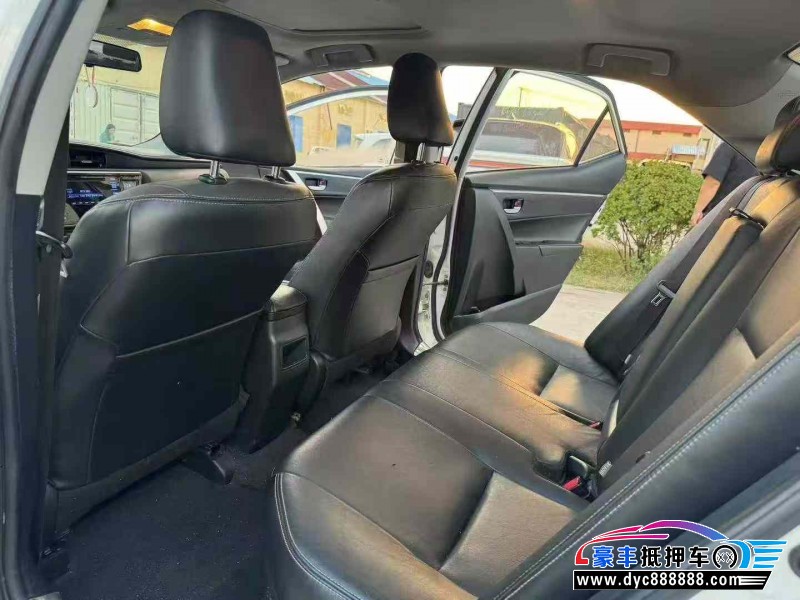 18年丰田卡罗拉轿车抵押车出售