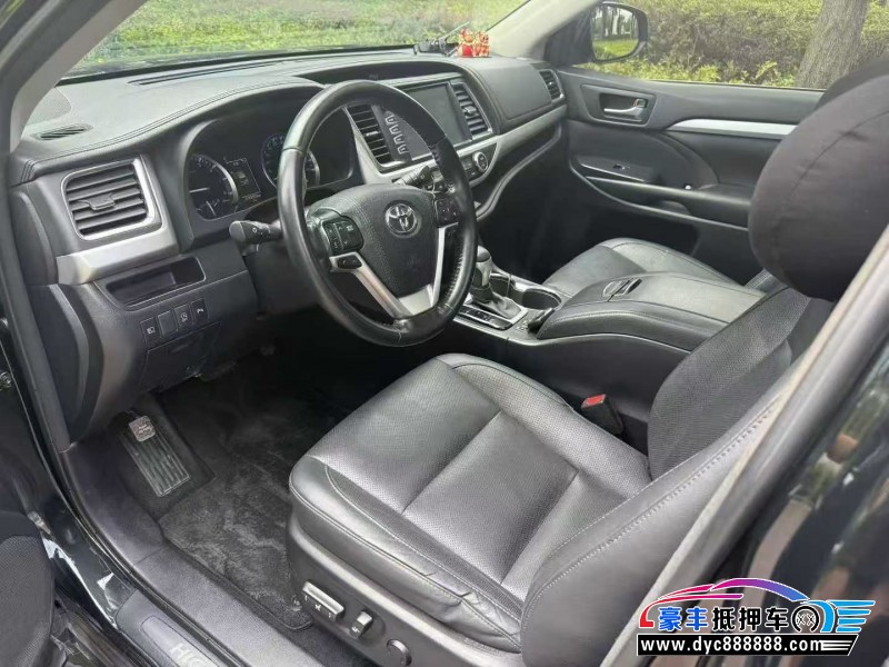 19年丰田汉兰达SUV抵押车出售