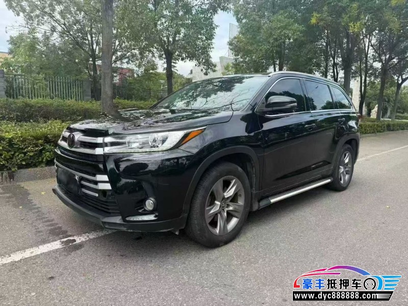 19年丰田汉兰达SUV抵押车出售