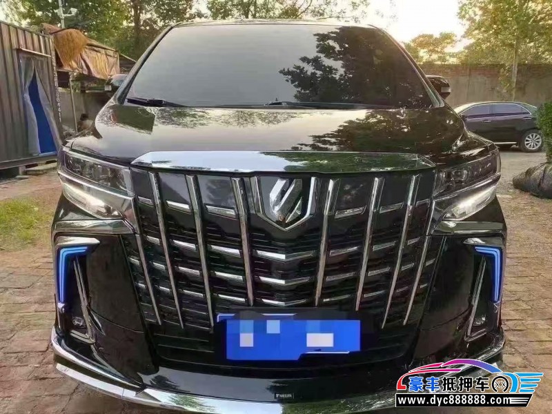 12年丰田埃尔法轿车抵押车出售