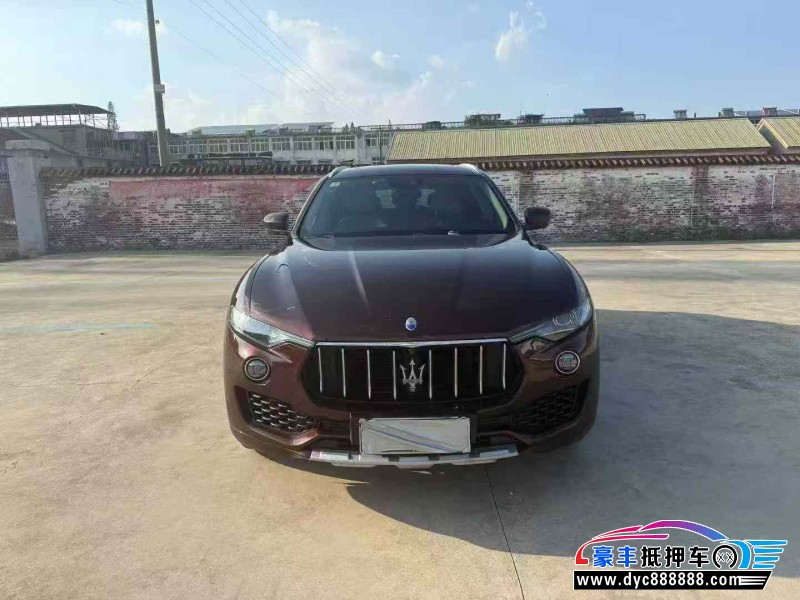 18年玛莎拉蒂莱万特轿车抵押车出售