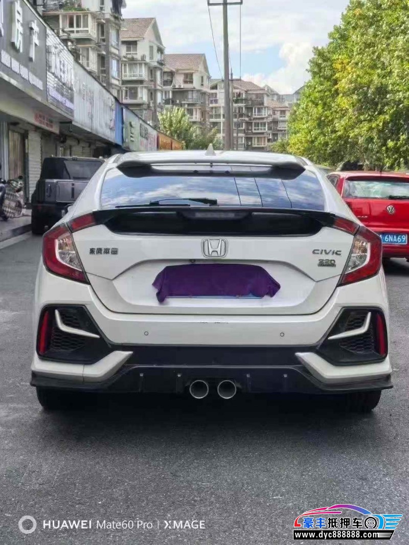 22年本田思域轿车抵押车出售