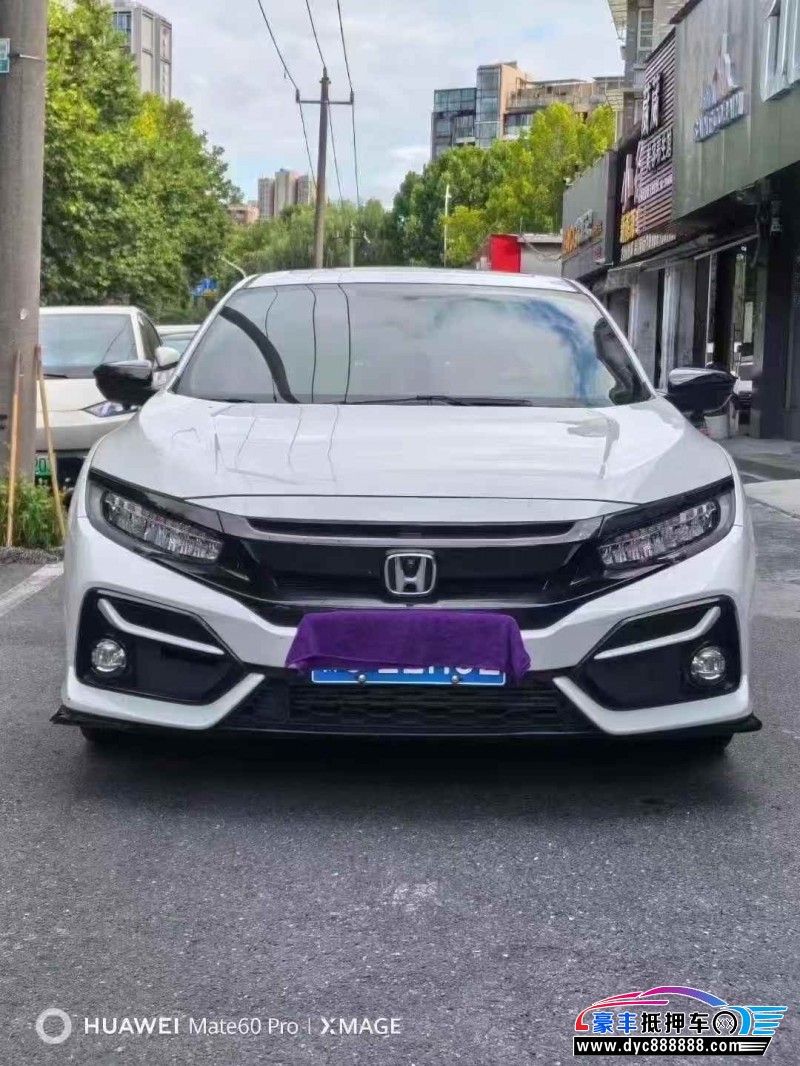 22年本田思域轿车抵押车出售